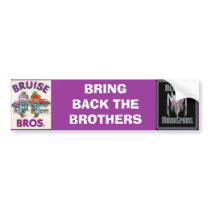 BRING BACK THE BROTHERS BUMPER STICKER bumper stickers