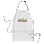 Bring Beef, Tequila and Condoms aprons