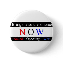 Amenez à la maison les soldats MAINTENANT badges publicitaires