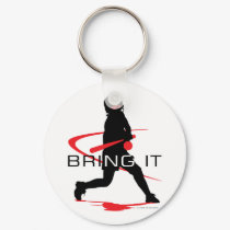 Bring it Red Batter Softball keychains by DT_Studios Bring it Red Batter Softball keychains