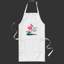 Bring on the cabana boys flamingo apron aprons