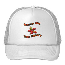 Bring On The Heat Five Hot Habanero Peppers Mesh Hats
