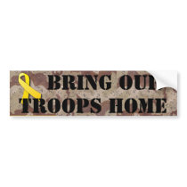 BRING OUR TROOPS HOME bumper stickers by MakeABumpersticker BRING OUR TROOPS HOME bumper stickers