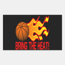 Bring The Heat Rectangle Stickers