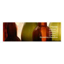 Bring your own bottle business card