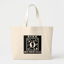 Bring Your Own Mullet (B.Y.O.M.) Tote Bags