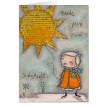 Bring Your Own Sunshine - Note Cards
