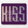Bringhurst's "Break the rules" with love mousepad
