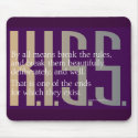 Bringhurst's "Break the rules" with love mousepad