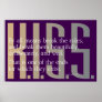 Bringhurst's "Break the rules" with love Posters