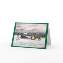 Bringing home the tree, Season's Greetings cards