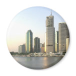 Brisbane city skyline fridge magnets