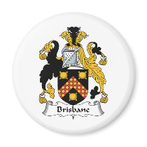 Brisbane Family Crest magnets