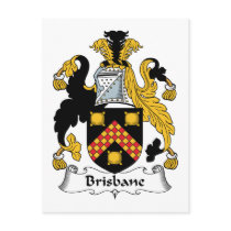 Brisbane Family Crest postcards