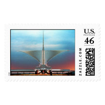 Brise Soleil Fantasy Postage Stamp