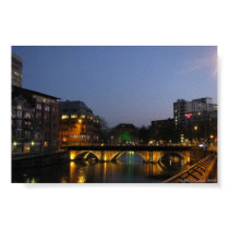 Bristol Bridge At Night Poster