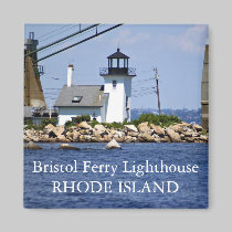 Bristol Ferry Lighthouse, Rhode Island Magnet magnets