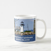 Bristol Ferry Lighthouse, Rhode Island Mug mugs