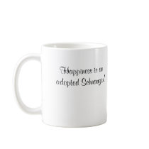 Bristol - Happiness is an adopted Schnauzer! Mug by Humane_Society Bristol - Happiness is an adopted Schnauzer! Mug
