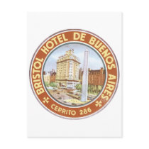 Bristol Hotel of Buenos Aires Post Card