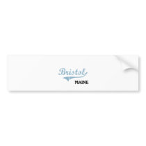 Bristol Maine City Classic Bumper Stickers