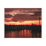 Bristol Rhode Island sunset Canvas Prints