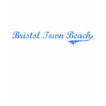 Bristol Town Beach Rhode Island Classic Design T-shirts