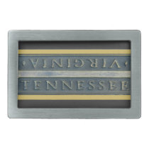 Bristol, Va, Tenn Marker belt buckle