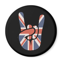 Brit Rock Hand Fridge Magnets
