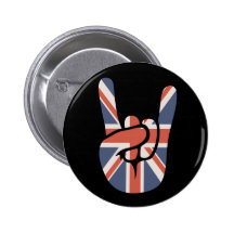 Brit Rock Hand Pin