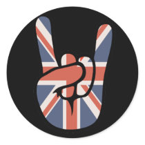 Brit Rock Hand stickers by kbilltv Brit Rock Hand stickers