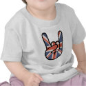 Brit Rock Hand t-shirts