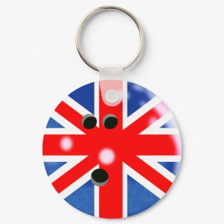 Britain Bowling Ball Keychain Britain Bowling Ball Keychain