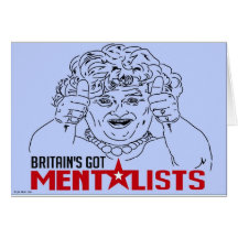 BRITAIN'S GOT MENTALISTS! GREETING CARD