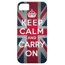 Británicos guardan calma para llevar la caja de To iPhone 5 Case-Mate Funda