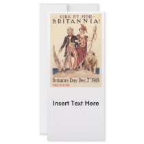 Britannia World War II Personalized Rack Card