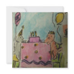 Brithday Time Card Invitation