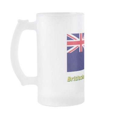 Britische Jungferninseln Flagge mit Namen Mugs by Vexillophile