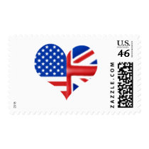 British American Heart Stamp