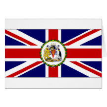 British Antarctic Territory Flag Greeting Card
