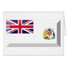 British Antarctic Territory Flag Jewel Cards