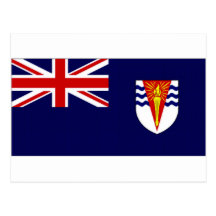 British Antarctic Territory Flag Post Card