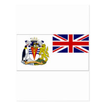 British Antarctic Territory Flag Post Cards
