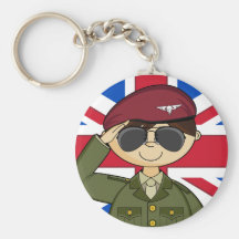 British Army Officer Keychain