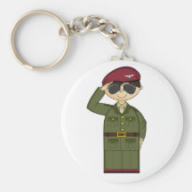 British Army Officer Keychain
