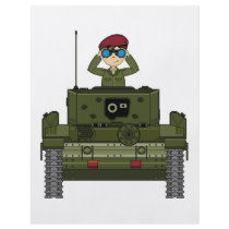 British Army Soldier in Tank Flyer