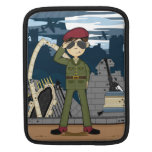 British Army Soldier Saluting ipad Sleeve