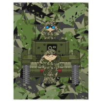 British Army Soldiers and Tank Flyer
