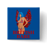 British Babe button