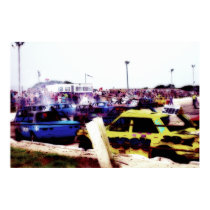 British Banger Racing Poster posters by megatramp British Banger Racing Poster posters